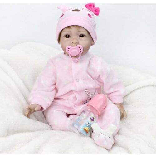 Kaydora Reborn Doll Baby 22 inch 55 CM Mohair cute reborn Handmade Lifelike Dolls Toys lol Partner Girls Birthday Gift For Kids