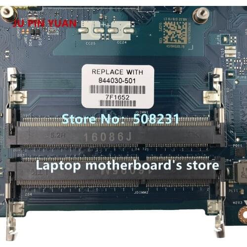 JU PIN YUAN 844030-001 844030-501 844030-601 LA-C701P for HP 250 15-AC Laptop motherboard R5M330 2G i3-5020U fully Tested