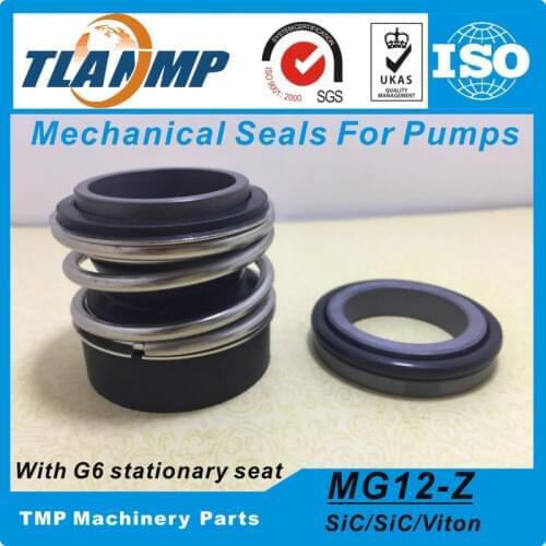MG12-24 , MG12/24-G6 , MG12/24-Z Burgmann TLANMP Mechanical Seals with G6 Stationary Seat (Material:SiC/SiC/VIT Q1Q1VGG)
