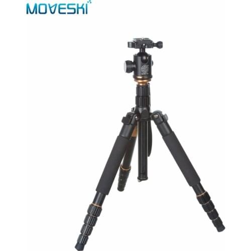Moveski Q666 Portable Camera Magnesium Aluminium Alloy Monopod tripode camera profesional