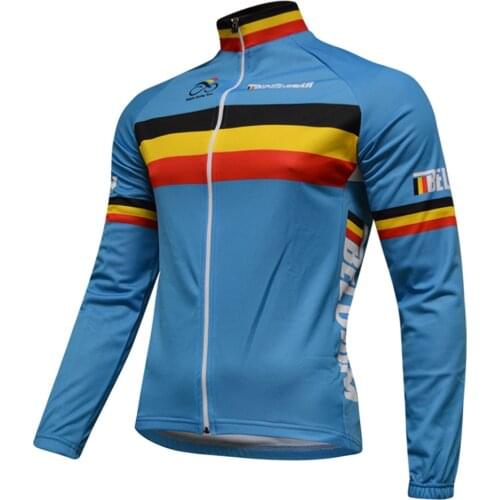 Man cycling jersey National team team bike wear clothing long sleeve riding racing Winter Fleece & no Fleece long sleeve jerseys