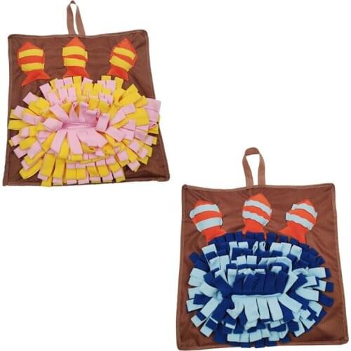 Pet Dog Snuffle Mat Nose Smell Training Blanket Sniffing Pad Slow Feeding Bowl Food Dispenser Carpet Relieve Stress Toys