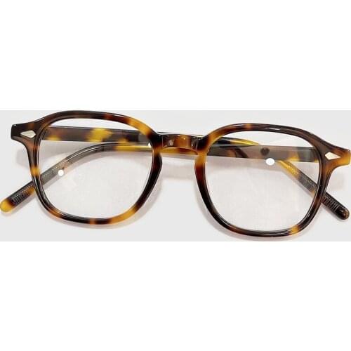 Men Women Acetate Eyeglasses Frame Brand Design Prescription Glasses Square Spectacles Myopia Glasses Frame