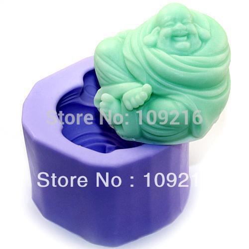 Wholesale!!!1pcs Miller Buddha (R1007) Silicone Handmade Soap Mold Crafts DIY Mold