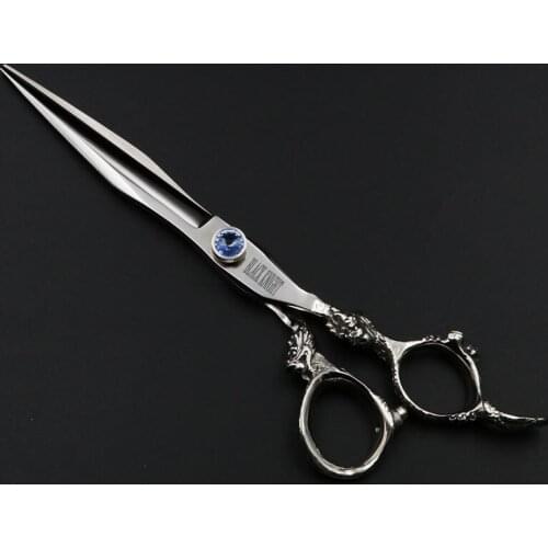 Hairdressing Scissors 7 Inch Professional Hair Cutting Scissors Salon Barber Pet Grooming Shears Dragon Shaped Handle