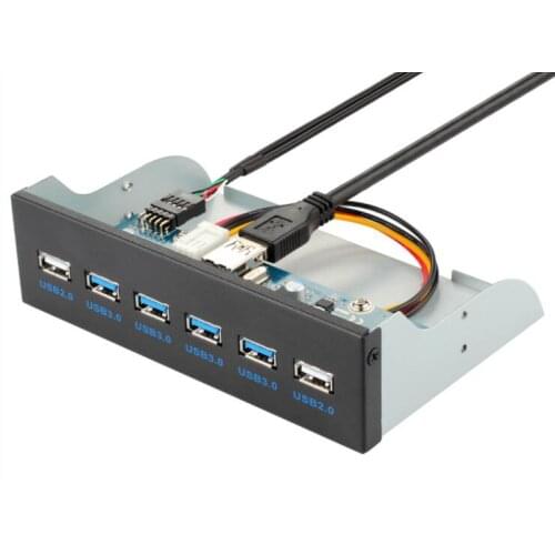 LBSC USB3.0 optical drive front panel 4*USB3.0+2*USB2.0 chassis USB expansion