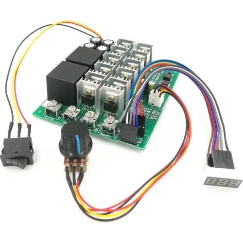 PWM DC 12V 24V 36V 48V 60A 3000W Motor Speed Controller With Reverse Switch ( PWM HHO RC Controller)