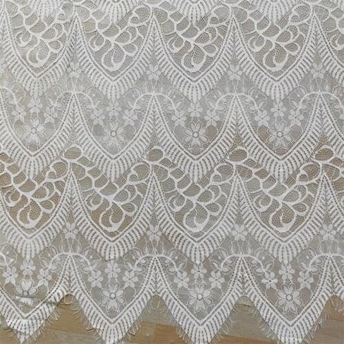 Eyelash Chantilly Soft Quality Lace Lady Underwear Clothing Diy Sewing Lace Nice Lace For Wedding Gown 1.5*3 Meters