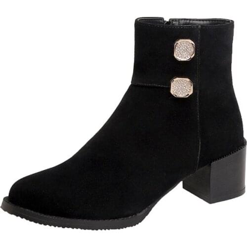 Big Size boots women shoes ankle boots for women ladies boots shoes woman winter