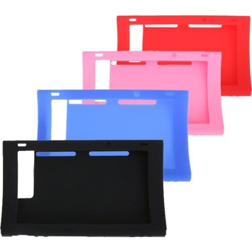Non-slip Surface Skin Silicone Rubber Case 170x105x25mm Black/Blue/Red/Pink Game Console Cover Part for Nintendo Switch NS