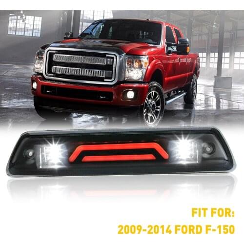 AUXITO High Mount Additional Brake Light Third 3rd Stop Lamp for Ford F150 F-150 2014 2013 2012 2011 2010 2009 Car Lights