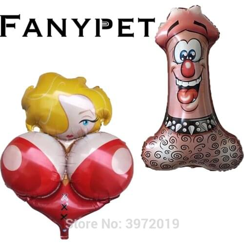 1pcs Inflatable Aluminum Willy Penis Fun Sex Balloon Boobs ball Hen Party Decor Bachelorette Gathering Adult Sex Party Supplies