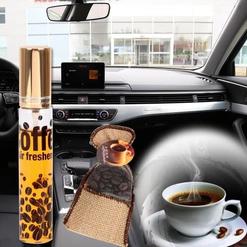 2 piece/set Coffee Air Freshener Car Perfume Decoration Coffee Bean Ornament Car-styling