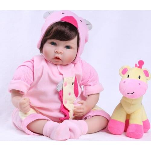 55cm Real Reborn Babies Silicone Vinyl Doll Girl Princess Birthday Gifts Kids Toys Playmates Wedding Children Gifts Presnets