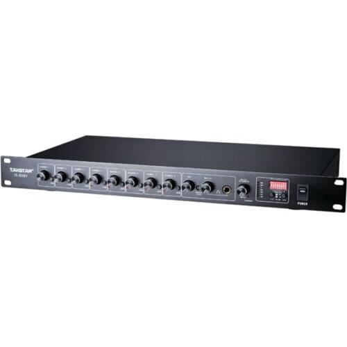 Takstar TS-808 8-CHANNEL INTELLIGENT MIXER Principal / FIFO/free mode Camera PTZ control port Headphone monitoring AUX IN