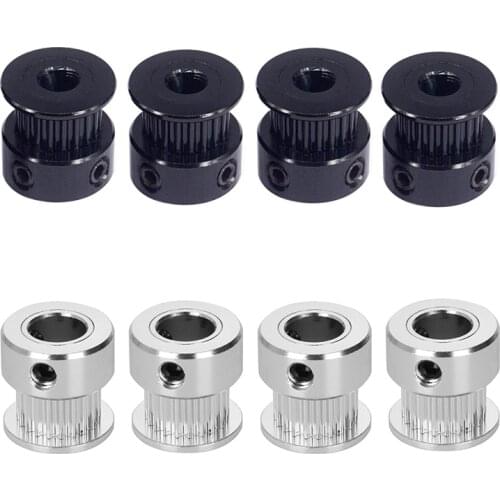 8PCS 4PCS GT2 Timing Pulley 20 /16 Tooth Wheel 5mm 8mm Bore Gear Teeth Width 6mm Timing Belt 3D Printer Parts