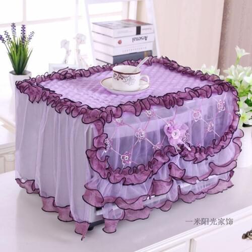 Lace cloth cover Microwave oven covers Dust cover Home decoration textile