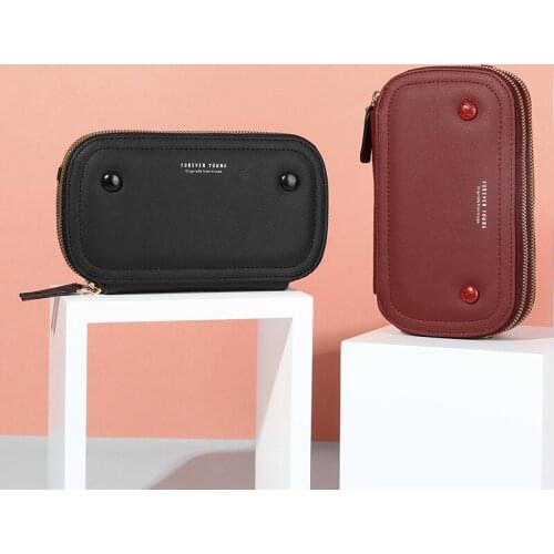 Mobile Phone Bag for Ladies Mini Shoulder Bag Women Diagonal Wallet Crossbody Coin Pocket Card Holder with Soft Leather baratas