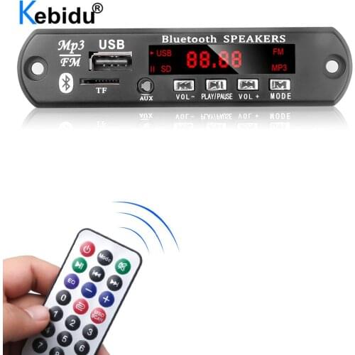 MP3 Decoder Board Module Voice Record Bluetooth V5.0 Car MP3 Player Handsfree Calling FM AUX Radio For Iphone Samsung Speaker