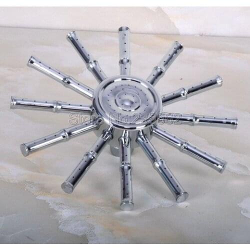 Bathroom Accessory /Polished Chrome Brass Bathroom 8" inch Round Rain Shower Heads Lsh209