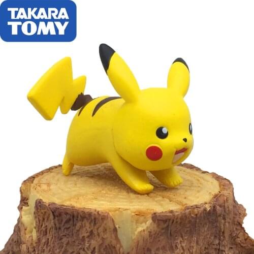 Genuine Pokemon Takara Tomy MC Doll Action Figure Pikachu Collectible Model Toy for Kids