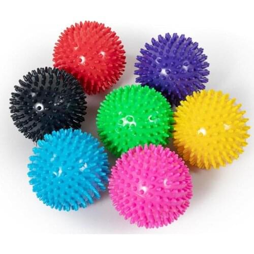 PVC Yoga Massage Yoga Ball Plantar Hedgehog Ball Trigger Point Exercise Fitness Pain in Hands and Feet Muscle Relaxation Ball He