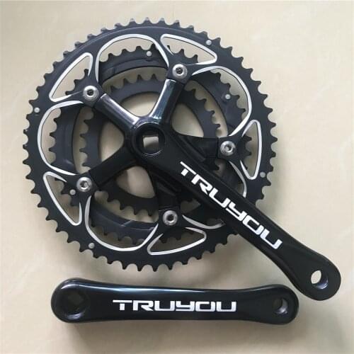 Road Bicycle Crankset 130-74 BCD 52/42/30T Triple Speed Crank 170mm Chainwheel 3/32" Tooth Thickness Folding Bike Chainring