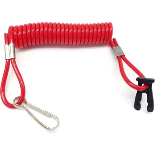 1PC Boat Outboard Engine Motor Lanyard Kill Stop Switch Safety Tether For Honda TOHATSU SUZUKI