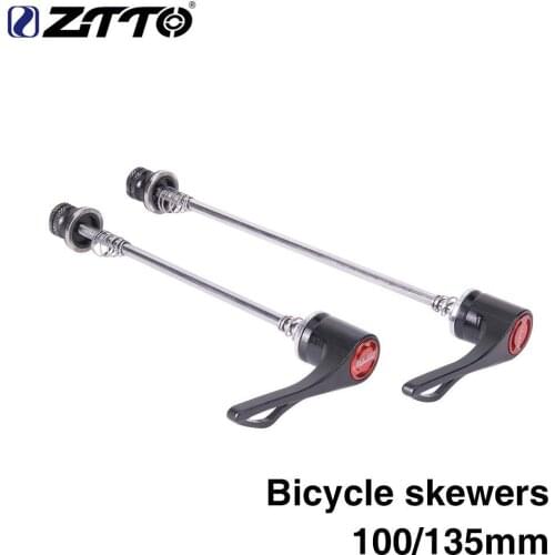 ZTTO Titanium Alloy Bicycle Wheel Hub Skewers Float Bike Screw Quick Release Skewer Suit for MTB Road Bike