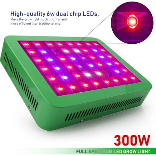 300W LED Growing Lamp Reflector Full Spectrum Plant Grow Light Phytolamp for Indoor Plants Growth Hydroponics Grow Tent Vegs