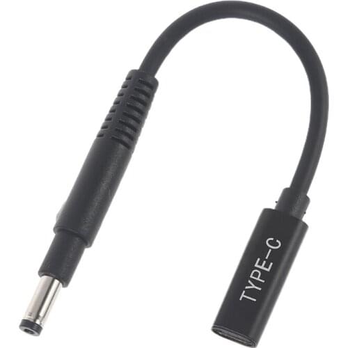 17cm Lengthened Type C Female to DC 4.8 X1.7mm DC Power Extension Cord 65 W Indispensable Laptop Power Charging Cable