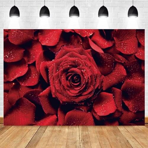 Yeele Valentines Day Rose Flower Wedding Photography Backdrop Vinyl Photographic Background For Photo Studio Photophone Shoot