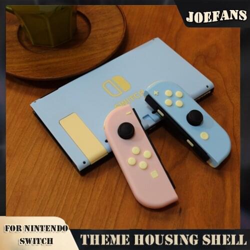 For Nintendos Switch Console Replacement DIY JoyCon Housing Shell Cover NS Switch Back Faceplate Case Housing Game Accessories