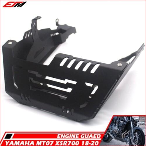 Motorcycle Chassis Expedition Skid Plate Engine Guard Chassis Protective Cover For YAMAHA MT07 MT-07 2018-2019 XSR700 XSR-700