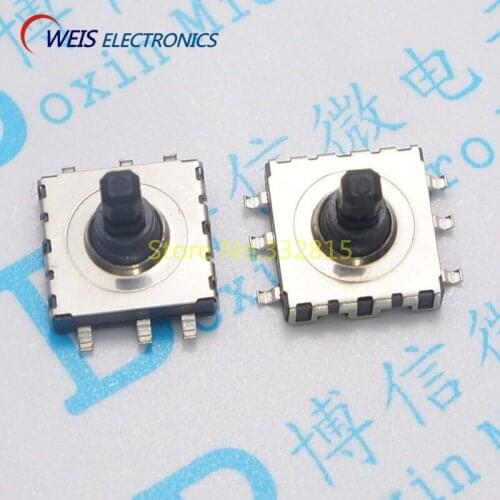10PCS Five-way switching 10*10*9 chip multi-function switch touch the reset button FREE SHIPPING