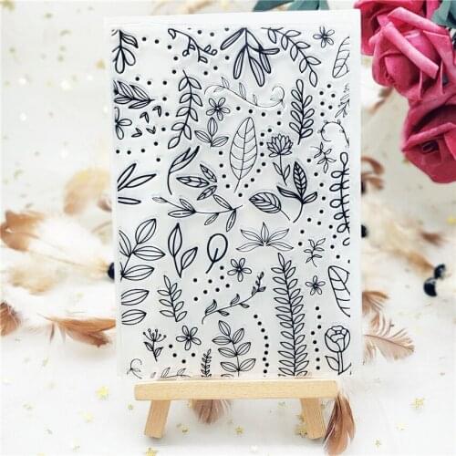 11x16CM Dream of flowers transparent seal clear stamps silicone seal roller stamps DIY scrapbook album / card production