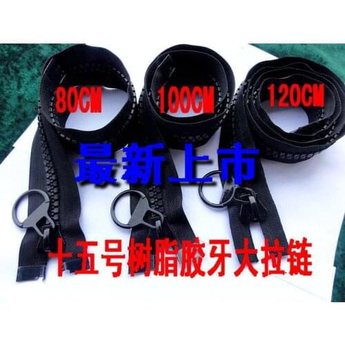 15# resin zipper for sewing tent zipper luggage bag zipper 80cm/piece 2pcs/lot white/black free shipping