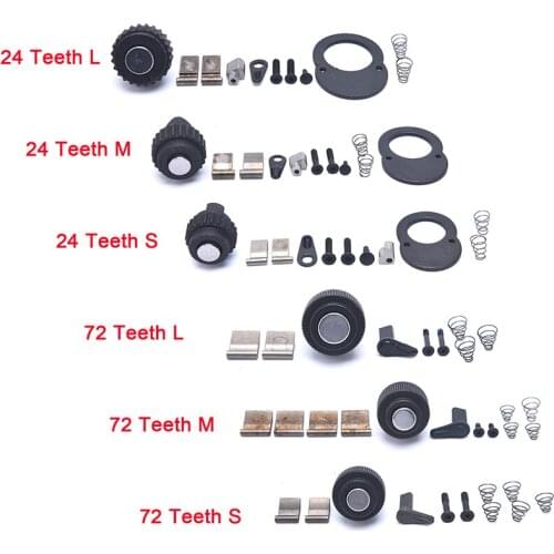 24/72 Teeth Ratchet Socket Wrench Repair Accessory Spare Part Kit Set Repair Kit Parts