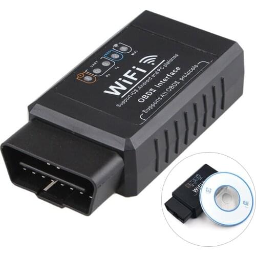 1PC ELM327 WIFI OBD OBDII Auto Car Diagnostic Scan Tool Scanner Interface Adapter For IOS Android
