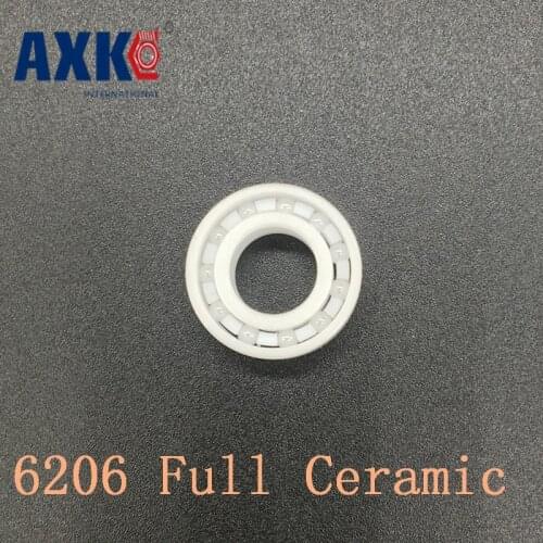 2021 Promotion Rolamentos Axk 6206 Full Ceramic Bearing ( 1 Pc ) 30*62*16 Mm Zro2 Material 6206ce All Zirconia Ball Bearings