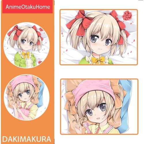 Anime If Its for My Daughter, I'd Even Defeat a Demon Lord Latina Throw Pillow Cover Hug Pillowcase Otaku Bedding Dakimakura