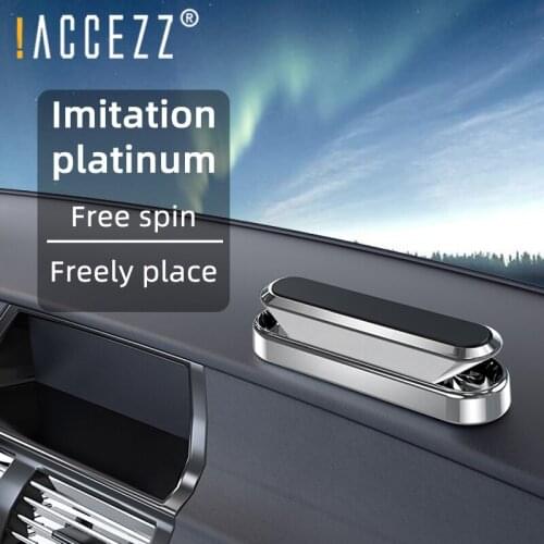 !ACCEZZ Magnetic Car Phone Holder Stand For iPhone Xiaomi Samsung Wall Universal Alloy Magnet GPS Mount Dashboard Phone Bracket