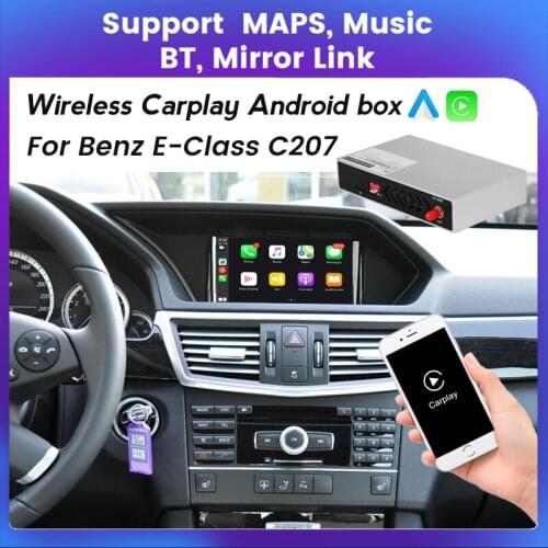 Wireless Car-Play/Auto USB Dongle Smart Link Navigation Mirrorlink for Mercedes Ben Z E Class Coupe 10-12 Screen W207 A207 C207