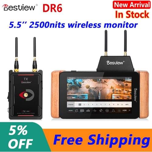 Besview DR6 5.5 inch display monitor Bright touch uncompressed video transmission and monitoring integrated VS Besview R6