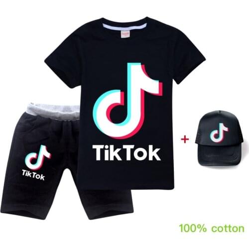 Brand Children Clothing Suits Summer Boys Clothes Letter Kids Clothing Set T-Shirt+Shorts+Hat 3pcs/Set Casual Girls sport suits