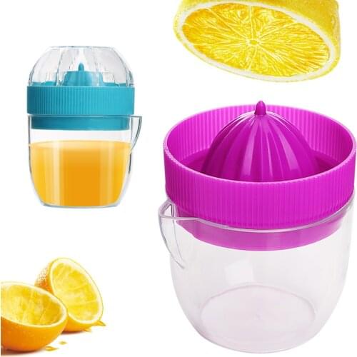 Household Manual Juicer 1 PC Random Color Mini Fruit Juice Cup Manual Food Processors Orange Lemon Juice Squeeze Tool