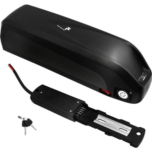 Hailong Lithium Battery Box 36V/48V Electric Bicycle Li-ion Batteries Pack Case 18650 Cell Case E-bike Holder with 2 keys