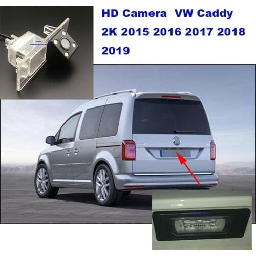Yessun License plate rear camera For Volkswagen Caddy 2K 2015 2016 2017 2018 2019 Car Rear View camera Parking Assistance