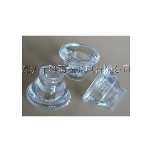 CREE lens 15.5mm concave lenses 15 degrees CREE XLamp XR-E LED lens 1W 3W Reflector Collimator