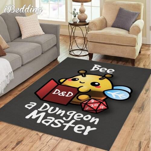 The Cute Animal Carpet for Home Living Room Pet Bee Large Area Rug Anime Floor Mat Kitchen Doormat Teenager Bed Room Decoration